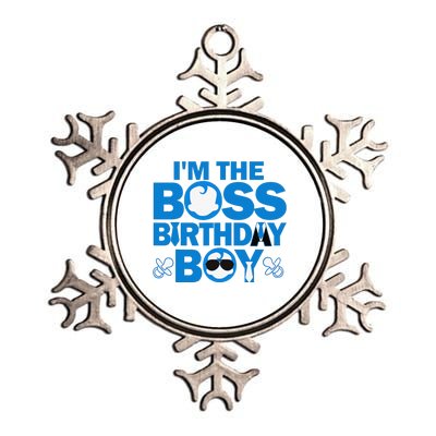 Im The Boss Birthday Baby Family Party Decorations Metallic Star Ornament