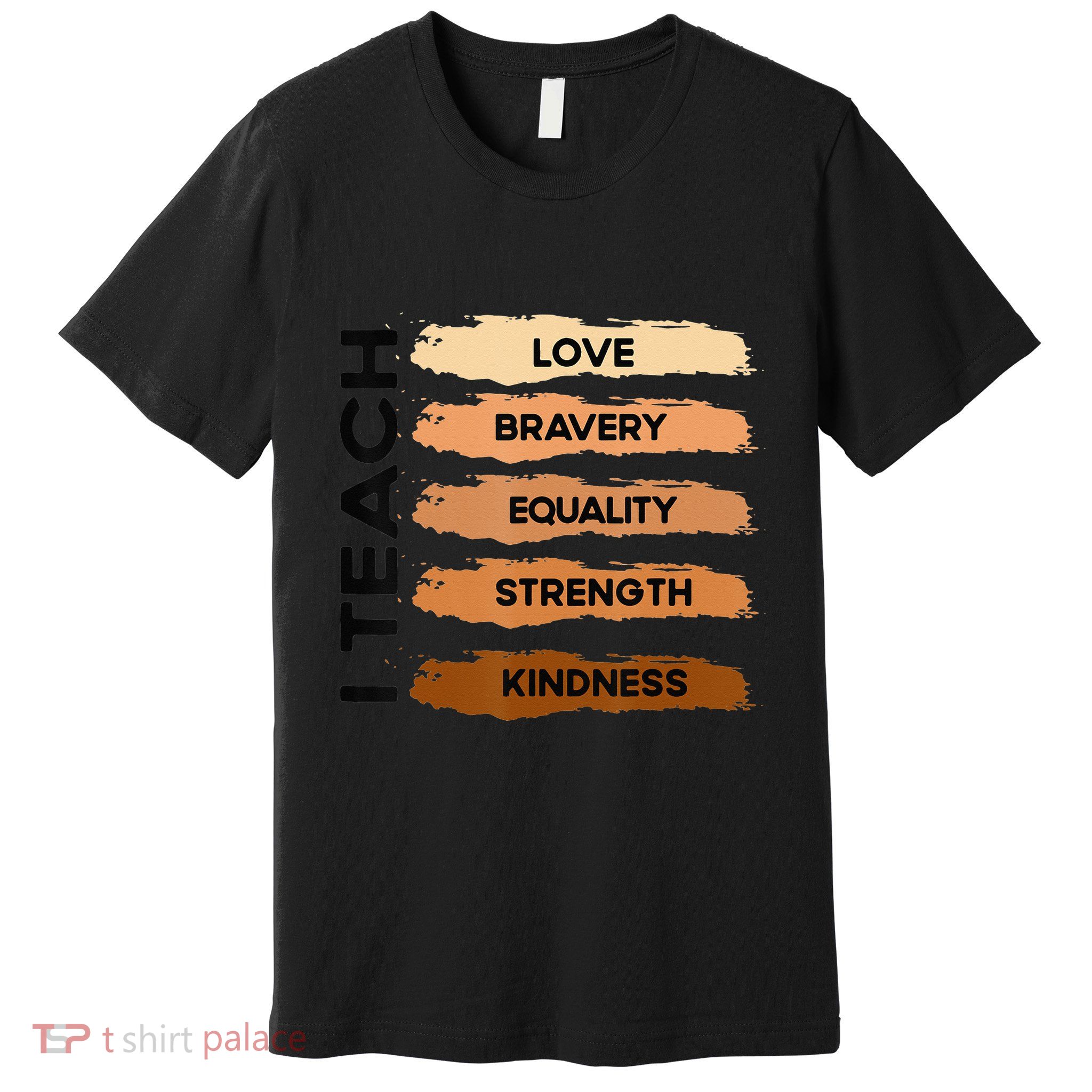 I Teach Black History Month Melanin Afro African Teacher Premium T-Shirt