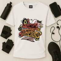 I'm Thinking Beer And Motorcycle Kinda Weekend Performance Shirt
