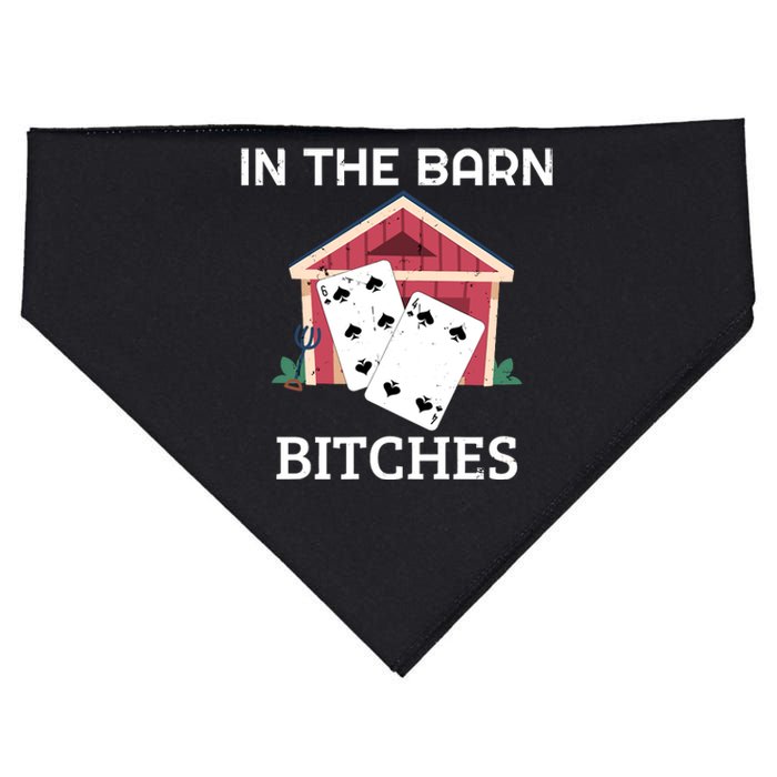 In The Barn Euchre Score Card Game Design USA-Made Doggie Bandana