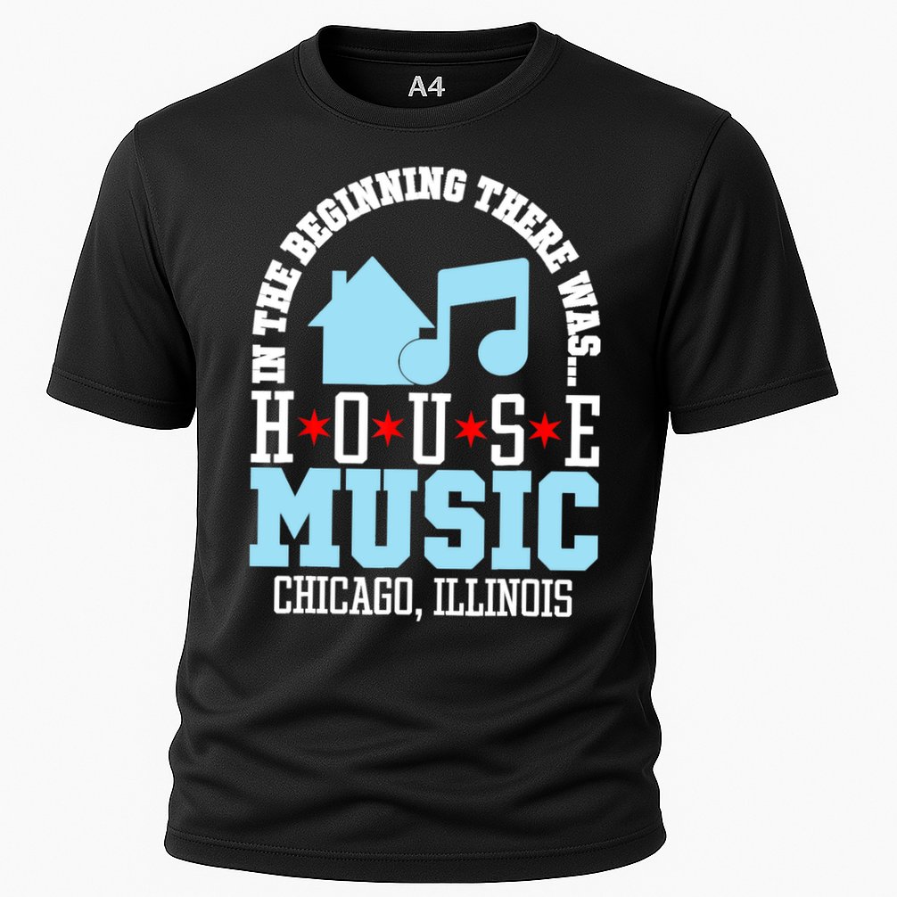 In The Beginning There Was House Chicago House Music DJ Performance Shirt