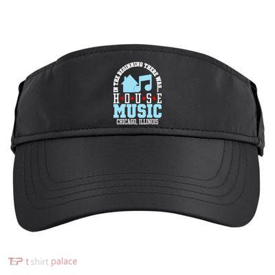 In The Beginning There Was House Chicago House Music DJ Adult Drive Performance Visor