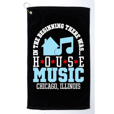 In The Beginning There Was House Chicago House Music DJ Golf Towel