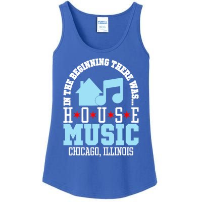 In The Beginning There Was House Chicago House Music DJ Ladies Essential Tank