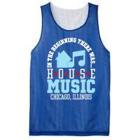 In The Beginning There Was House Chicago House Music DJ Mesh Reversible Basketball Jersey Tank