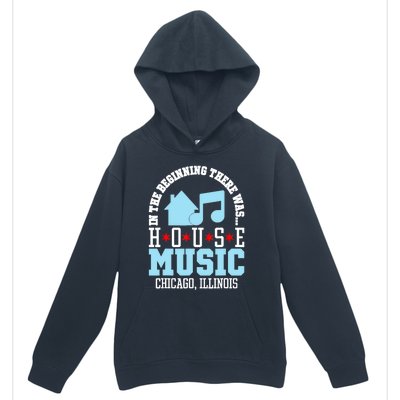 In The Beginning There Was House Chicago House Music DJ Urban Pullover Hoodie