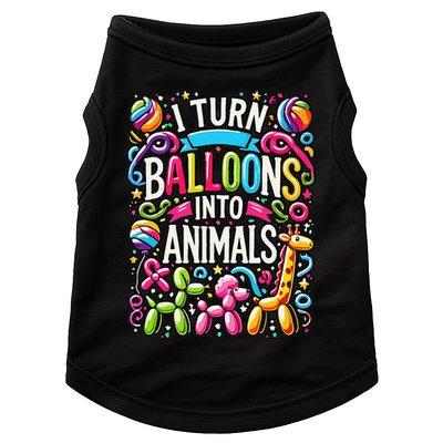 I Turn Balloons Into Animals Birthday Party Balloon Artist Doggie Tank