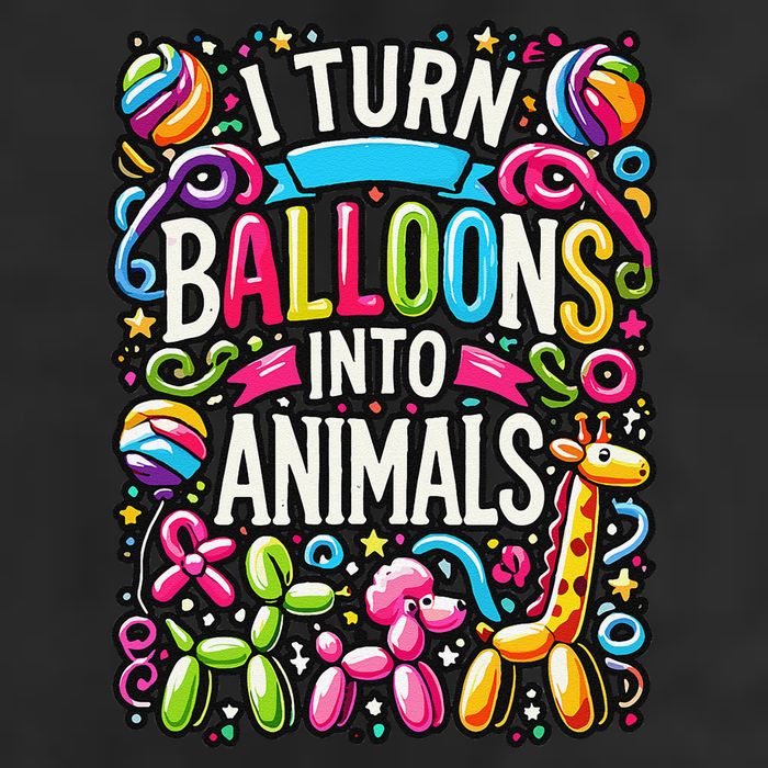 I Turn Balloons Into Animals Birthday Party Balloon Artist Adult Drive Performance Visor