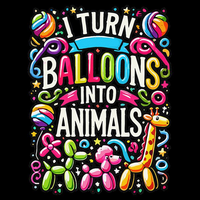 I Turn Balloons Into Animals Birthday Party Balloon Artist Baby Bodysuit