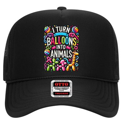 I Turn Balloons Into Animals Birthday Party Balloon Artist Trucker Hat