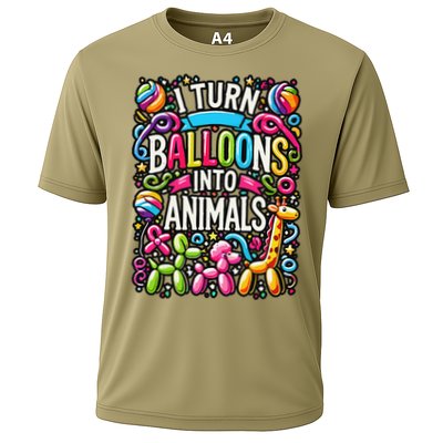 I Turn Balloons Into Animals Birthday Party Balloon Artist Performance Shirt
