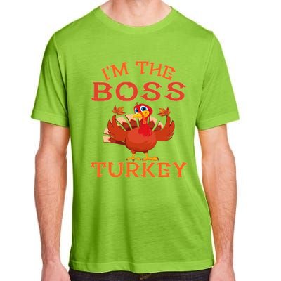 IM The Boss Turkey Matching Group Design Adult ChromaSoft Performance T-Shirt