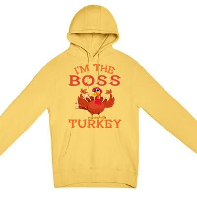 IM The Boss Turkey Matching Group Design Premium Pullover Hoodie