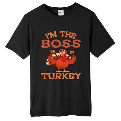 IM The Boss Turkey Matching Group Design Tall Fusion ChromaSoft Performance T-Shirt