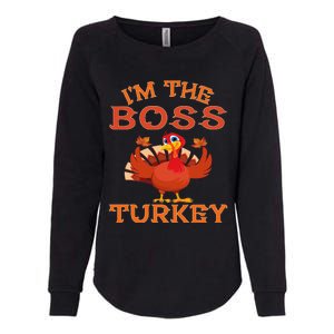 IM The Boss Turkey Matching Group Design Womens California Wash Sweatshirt