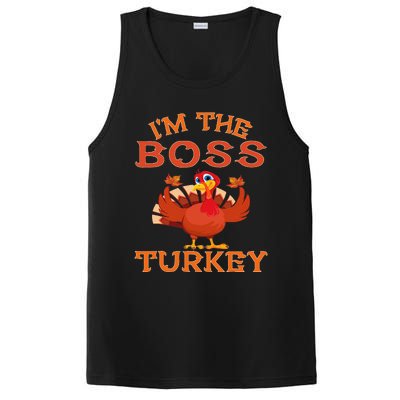 IM The Boss Turkey Matching Group Design PosiCharge Competitor Tank