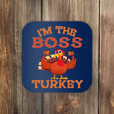 IM The Boss Turkey Matching Group Design Coaster