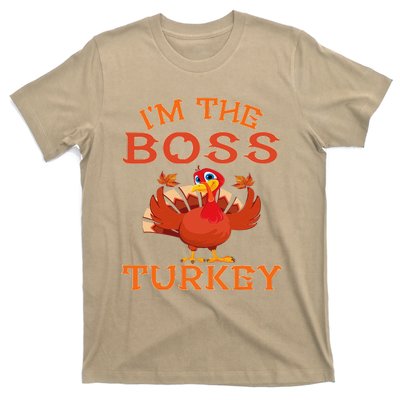 IM The Boss Turkey Matching Group Design T-Shirt