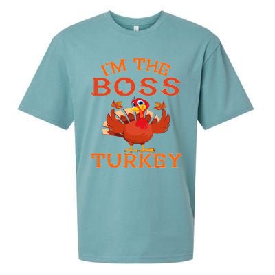 IM The Boss Turkey Matching Group Design Sueded Cloud Jersey T-Shirt