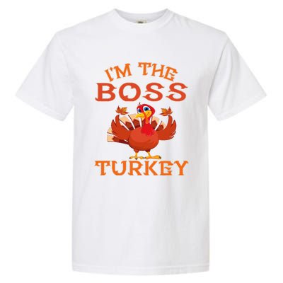 IM The Boss Turkey Matching Group Design Garment-Dyed Heavyweight T-Shirt