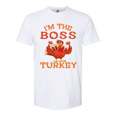 IM The Boss Turkey Matching Group Design Softstyle CVC T-Shirt