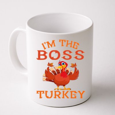 IM The Boss Turkey Matching Group Design Coffee Mug