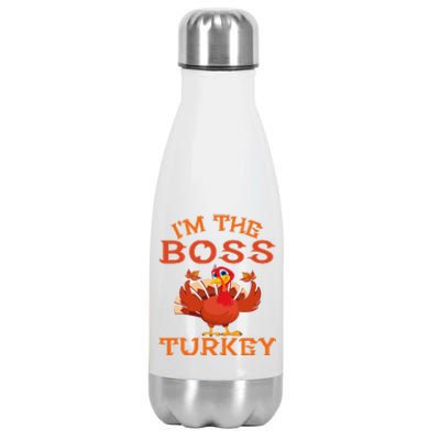 IM The Boss Turkey Matching Group Design Stainless Steel Insulated Water Bottle