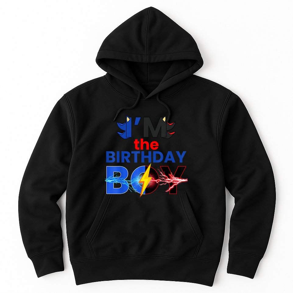 I’M The Birthday Hedgehog Family Party Decorations Theme Hoodie