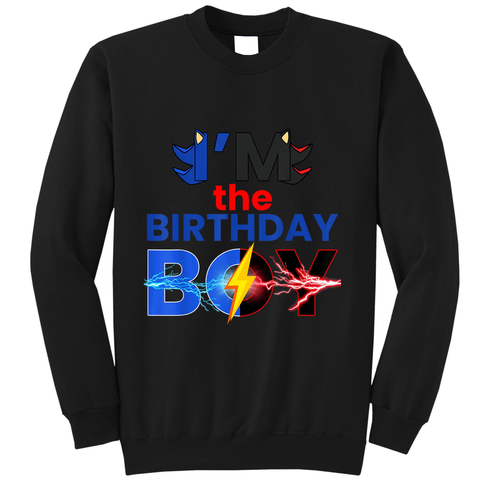 I’M The Birthday Hedgehog Family Party Decorations Theme Sweatshirt