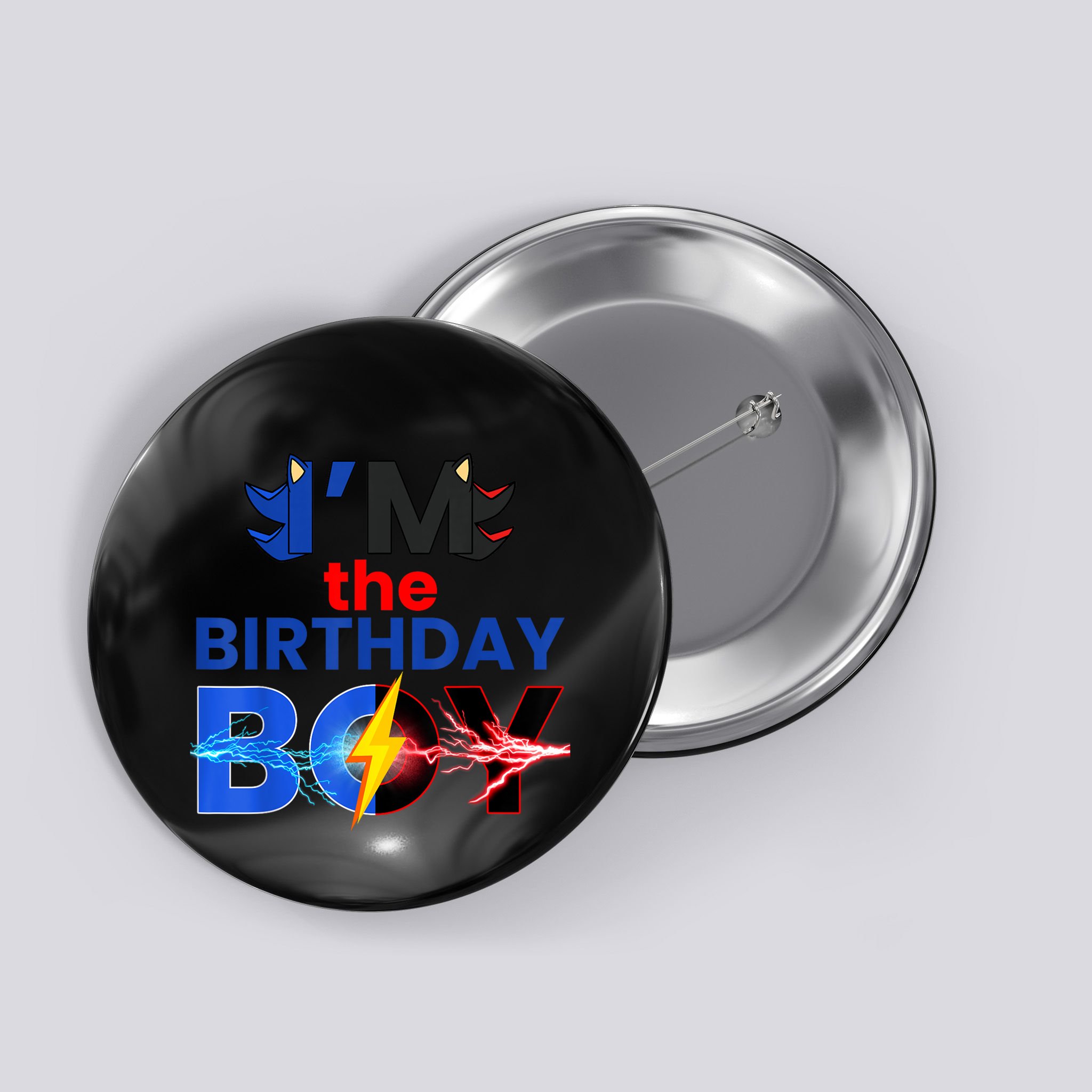 I’M The Birthday Hedgehog Family Party Decorations Theme Button