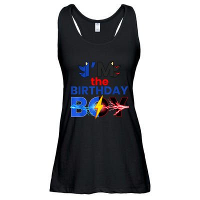 I’M The Birthday Hedgehog Family Party Decorations Theme Ladies Essential Flowy Tank