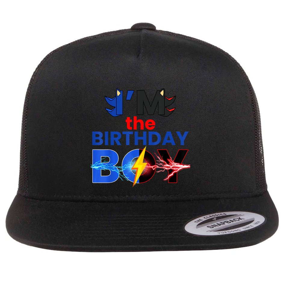 I’M The Birthday Hedgehog Family Party Decorations Theme Flat Bill Trucker Hat