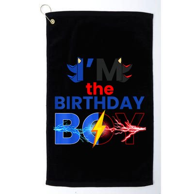 I’M The Birthday Hedgehog Family Party Decorations Theme Golf Towel