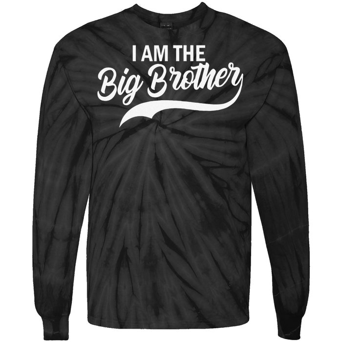 IM The Big Brother Baby Announcement Gift Tie-Dye Long Sleeve Shirt