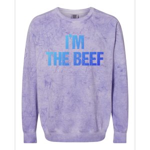 IM The Beef Gift Colorblast Crewneck Sweatshirt