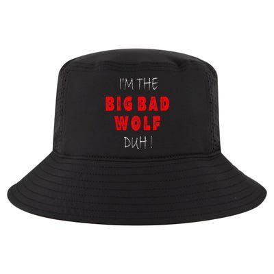 I'm the bad wolf duh Funny costume Halloween party Cool Comfort Performance Bucket Hat