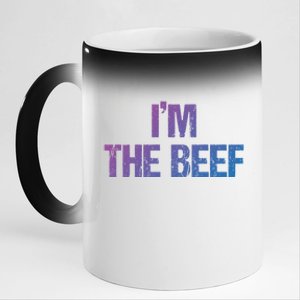 IM The Beef Gift 11oz Black Color Changing Mug