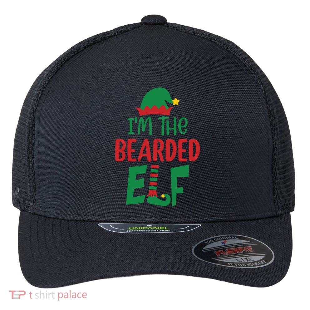 IM The Bearded Elf Flexfit Unipanel Trucker Cap
