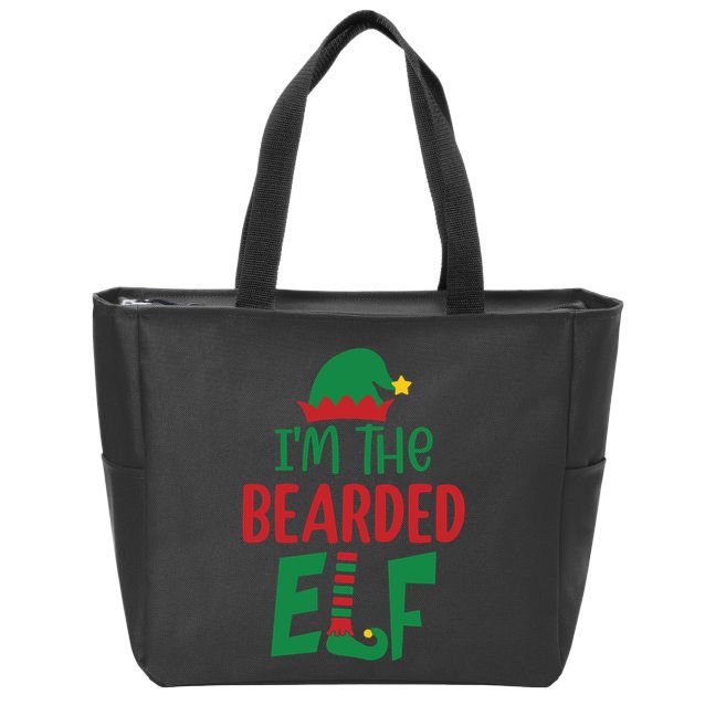 IM The Bearded Elf Zip Tote Bag