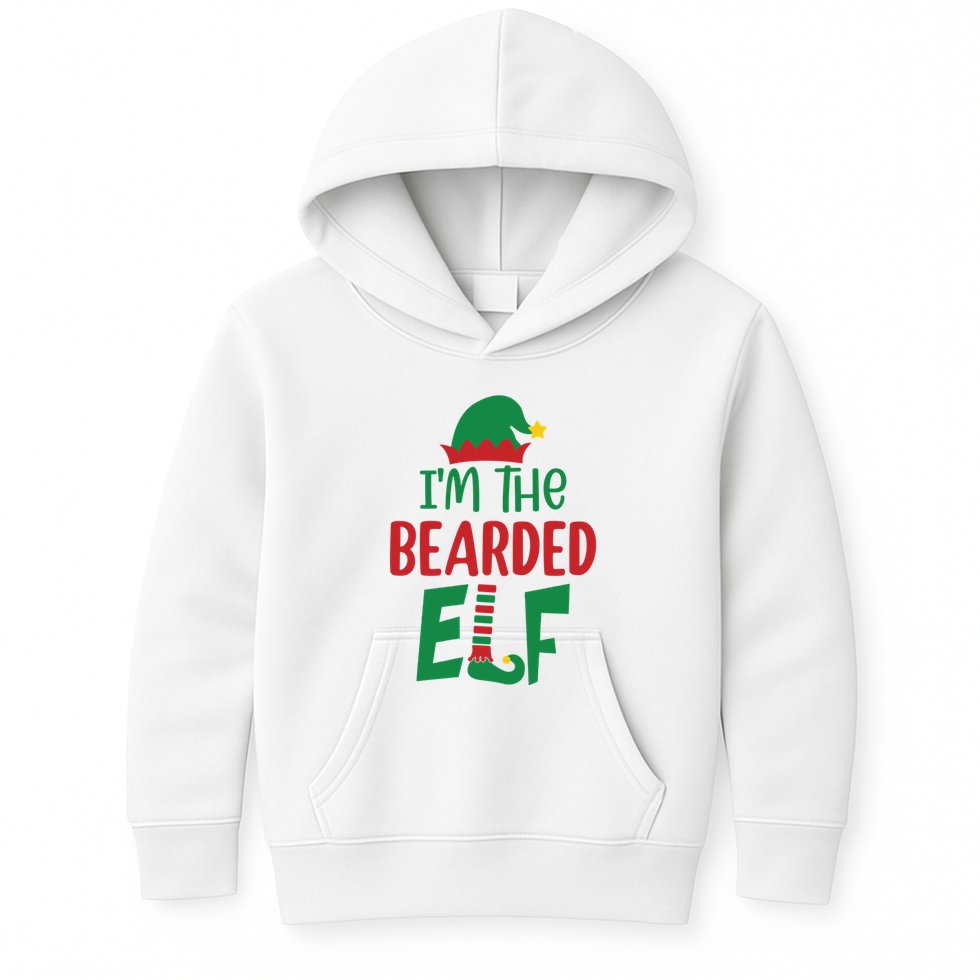 IM The Bearded Elf Kids Hoodie