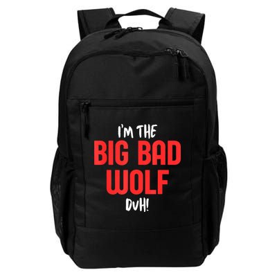 IM The Bad Wolf Duh Costume For Diy Halloween Party Backpack