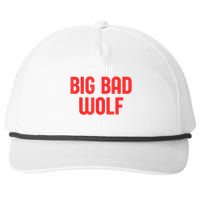 IM The Bad Wolf Duh Costume For Diy Halloween Party Snapback Five-Panel Rope Hat