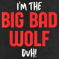 IM The Bad Wolf Duh Costume For Diy Halloween Party Adult Drive Performance Visor