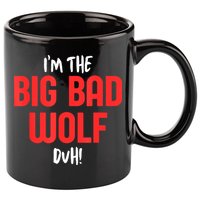 IM The Bad Wolf Duh Costume For Diy Halloween Party 11oz C Handle Ceramic Mug