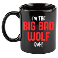 IM The Bad Wolf Duh Costume For Diy Halloween Party 11oz C Handle Ceramic Mug