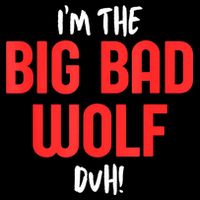 IM The Bad Wolf Duh Costume For Diy Halloween Party 16 in Basic Backpack