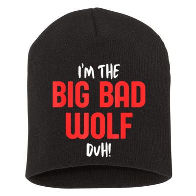 IM The Bad Wolf Duh Costume For Diy Halloween Party Short Acrylic Beanie