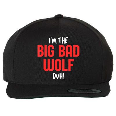 IM The Bad Wolf Duh Costume For Diy Halloween Party Wool Snapback Cap