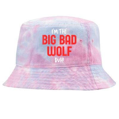 IM The Bad Wolf Duh Costume For Diy Halloween Party Tie-Dyed Bucket Hat