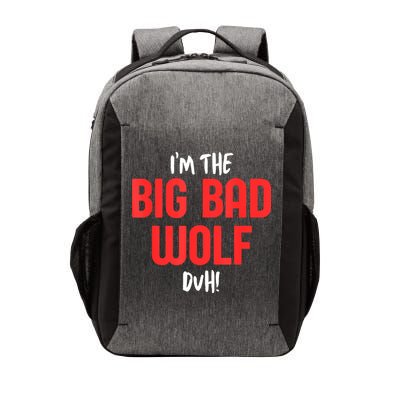 IM The Bad Wolf Duh Costume For Diy Halloween Party Vector Backpack